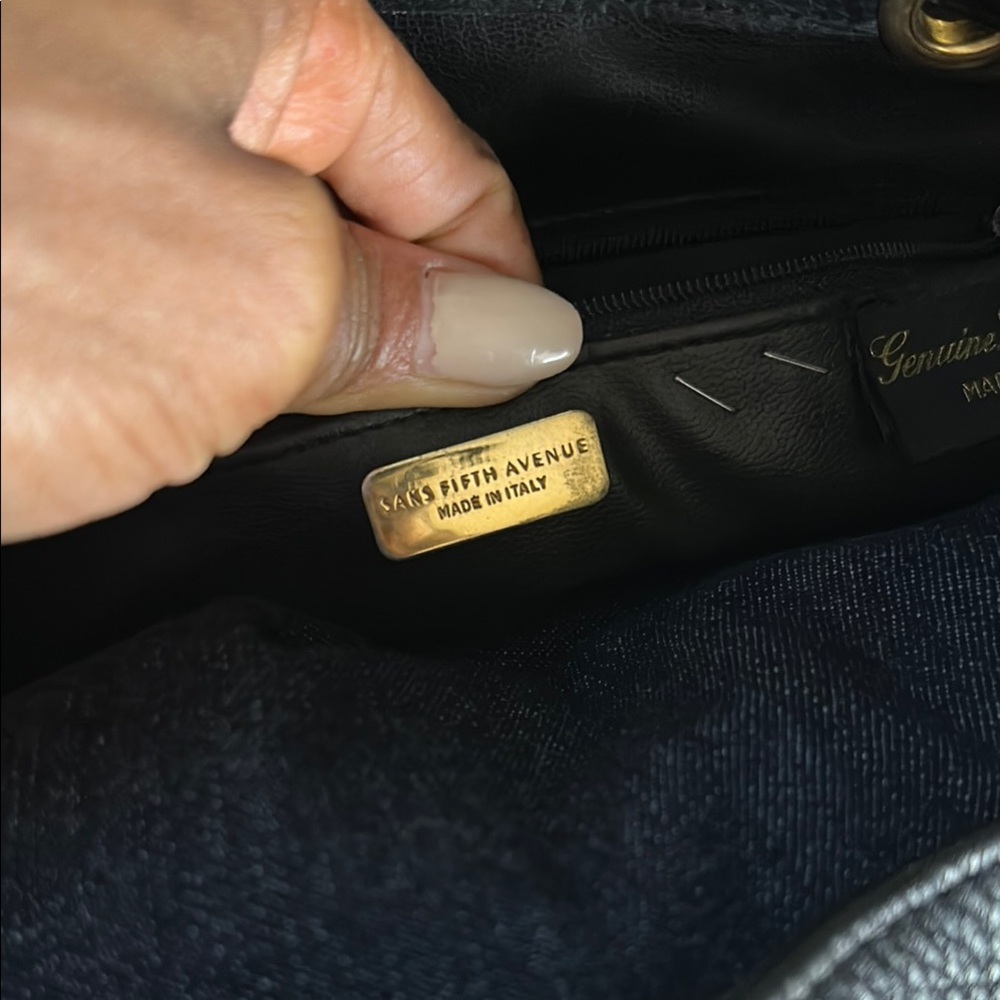 Black Leather Backpack - Picture 8 of 16